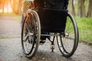 Back View Of Young Woman In Wheelchair Beldock and Saunders injury lawyers New York