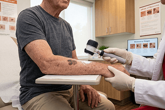 $1,300,000 wrongful death settlement involving failure to properly screen for skin cancer