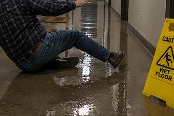 wet-floor slip-and-fall