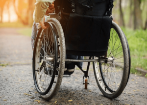 Back View Of Young Woman In Wheelchair Beldock and Saunders injury lawyers New York